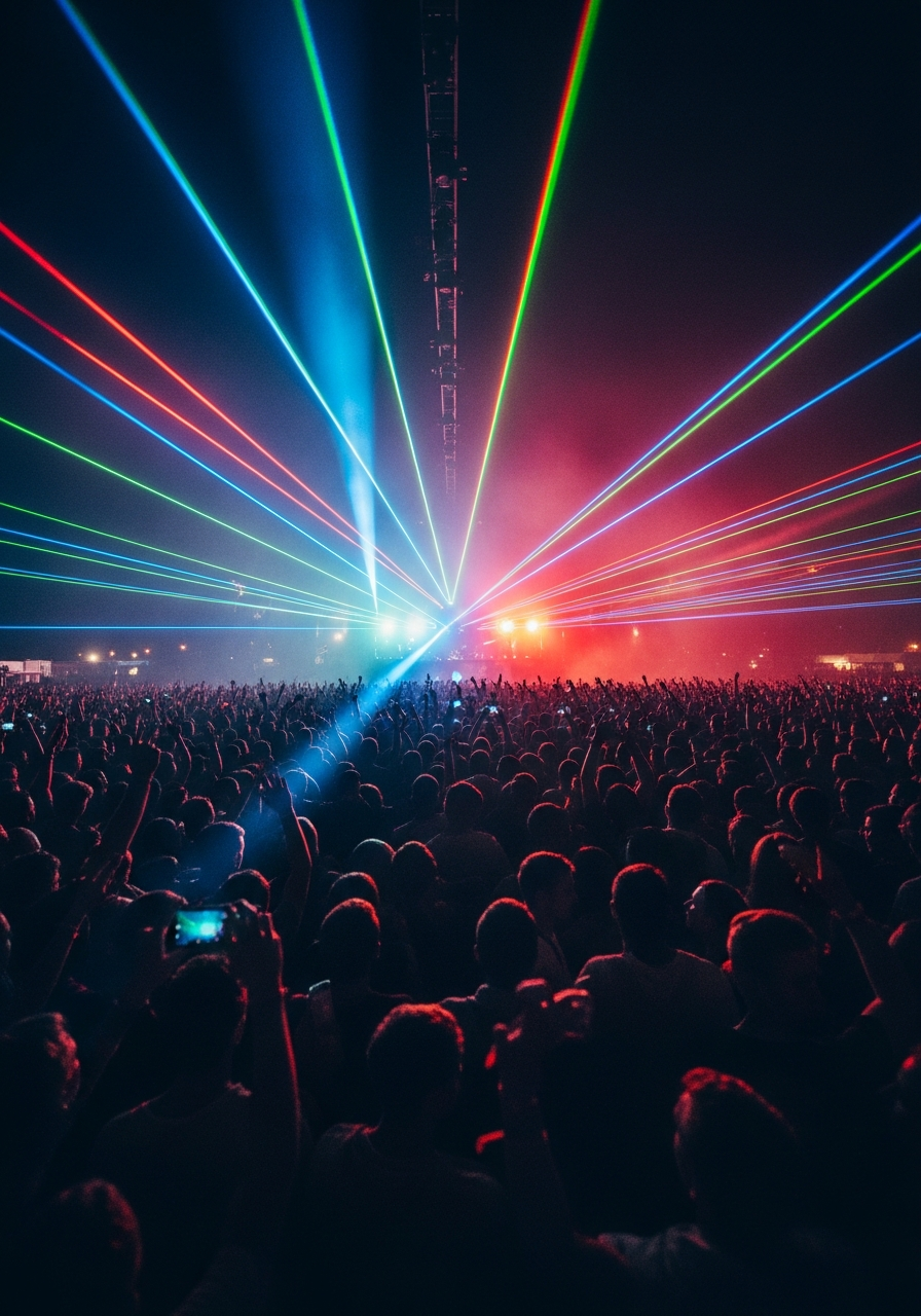 Concert crowd